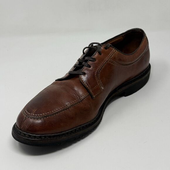Allen Edmonds Wilbert Derby Shoes Mens 11 D Brown Leather Split Toe Casual Dress main image 10